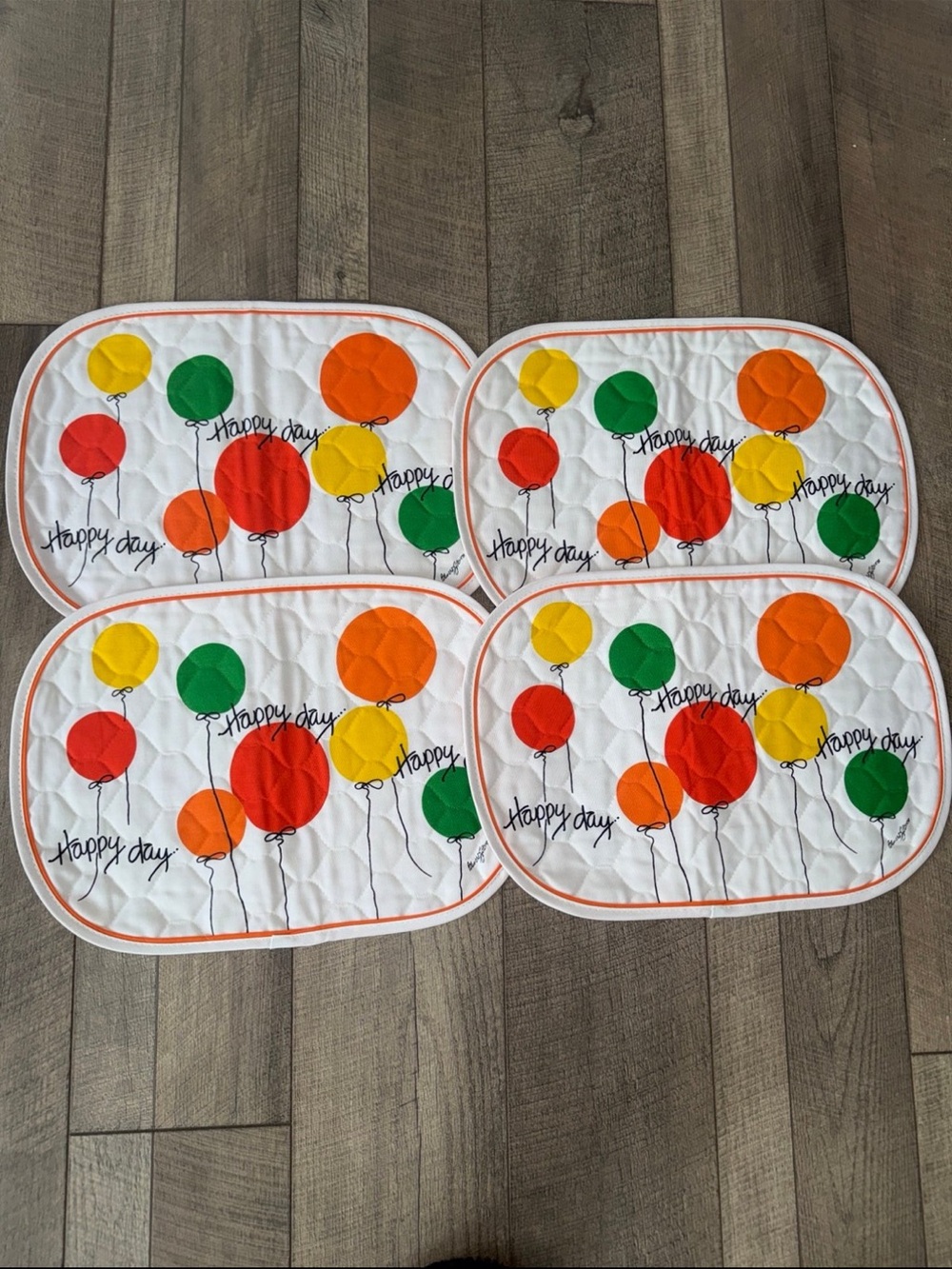 1978 Bancroft Happy Day Placemats